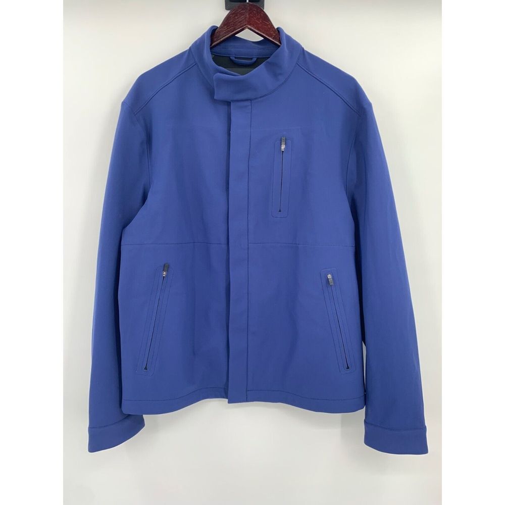 Huckberry North & Mark‎ Bryant Stretch Tech Blue Men's Jacket Size Large - Picture 2 of 8